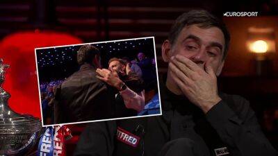 ‘What he said just done me in’ – Tearful Ronnie O’Sullivan on hug with Judd Trump at World Championship