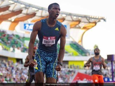 Michael Johnson - Usain Bolt - American Teenager Erriyon Knighton Becomes Fourth Fastest Man Over 200m - sports.ndtv.com - Usa - Canada - Botswana -  Tokyo - state Oregon - Jamaica - county Johnson