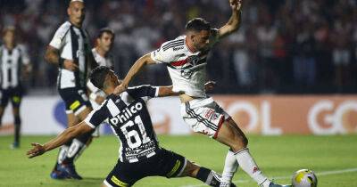 Andrew Downie - Peter Rutherford - Soccer-Luciano penalty gives Sao Paulo 2-1 win over Santos - msn.com - Brazil - Argentina -  Santos -  Sao Paulo