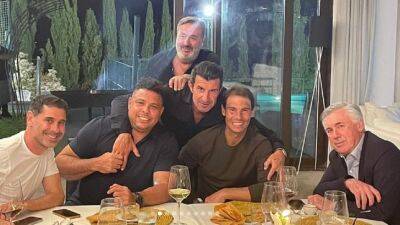 Ancelotti, madridismo y tenis para celebrar el título de Liga - Tikitakas
