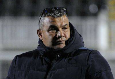 Maidstone United manager Hakan Hayrettin jokes players still drunk from title party after 3-2 defeat at Welling
