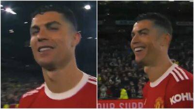 Cristiano Ronaldo appeared to say 'I'm not finished' after Man Utd 3-0 Brentford