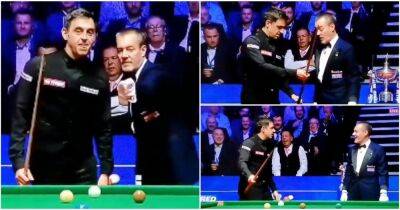 Ronnie O'Sullivan asked ref to 'have a go' at tricky shot during WSC final