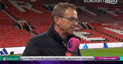 Ralf Rangnick gives verdict on whether Cristiano Ronaldo will stay at Manchester United