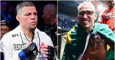 Nate Diaz goes after Charles Oliveira ahead of his UFC 274 fight against Justin Gaethje
