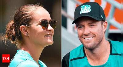 AB de Villiers hopes grass is greener for golf team-mate Ashleigh Barty