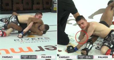 Amateur MMA fighter has his arm ripped out of its socket after refusing to tap during brutal fight
