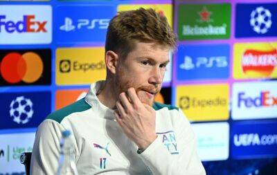 Champions League win would 'change narrative' around City, says De Bruyne