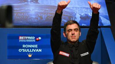 O'Sullivan: I don't want to be considered the greatest