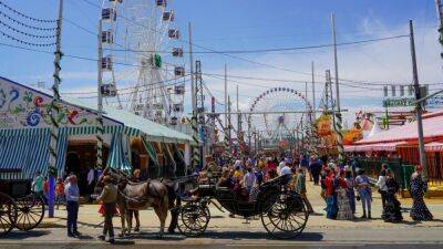 Muere un caballo en la Feria de Sevilla - en.as.com