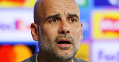 Pep Guardiola was baffled when asked if Man City will give Real Madrid a guard of honour