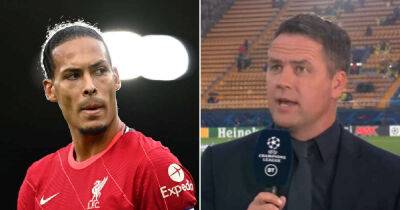 Michael Owen claims Liverpool star Virgil van Dijk is the greatest centre-back of all time