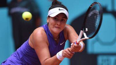 Andreescu suffers straight-sets loss in Round of 16 match in Madrid