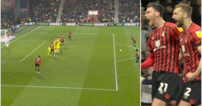 Bournemouth score clever free-kick routine v Forest to secure Premier League return