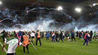 Saint-Etienne face huge punishment after fans invade following loss to Auxerre in Ligue 1 relegation playoff - eurosport.com - France - Monaco