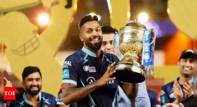 Obed Maccoy - Hardik's high: Captain guides Gujarat Titans to IPL triumph in maiden season - timesofindia.indiatimes.com - India