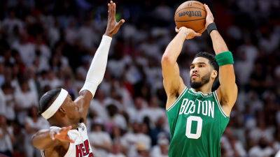 Lynne Sladky - Jimmy Butler - Jayson Tatum - Jaylen Brown - Grant Williams - Marcus Smart - Celtics - Celtics hold off Heat in Game 7, reach NBA Finals - foxnews.com -  Boston - county Miami