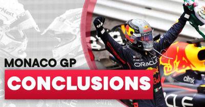 Conclusions from the Monaco Grand Prix