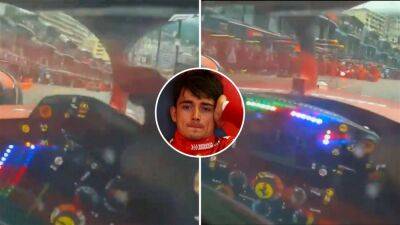 Monaco GP: Charles Leclerc’s uncensored audio & helmet-cam from disastrous pit