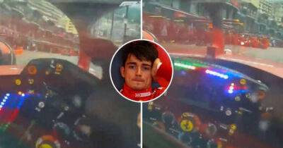 Sergio Perez - Charles Leclerc - Carlos Sainz - Mick Schumacher - Leclerc’s uncensored audio and helmet cam footage shows how big a disaster his Monaco pit was - msn.com - Mexico - Monaco -  Monaco