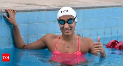 Swimmer Maana Patel registers Best Indian Time - timesofindia.indiatimes.com - France -  Tokyo - India -  Belgrade