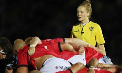 Hollie Davidson to lead first all-female officials team in men’s rugby union Test