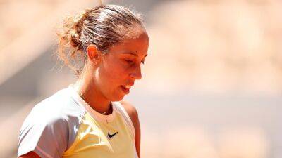 Madison Keys is out of the French Open after losing to Veronika Kudermetova