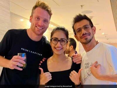 Watch: "This Is Us": Rajasthan Royals Stars Yuzvendra Chahal And Jos Buttler Get Dance Lesson From Dhanashree Verma