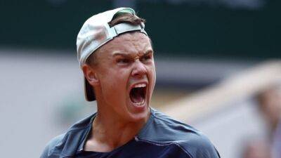 Teenager Rune dumps last year's finalist Tsitsipas out of French Open