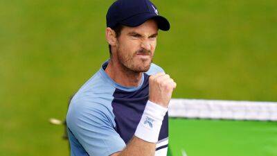 Denis Shapovalov - Andy Murray - Andy Murray races to victory in first match of his grass-court season - bt.com - France - Scotland - county Murray