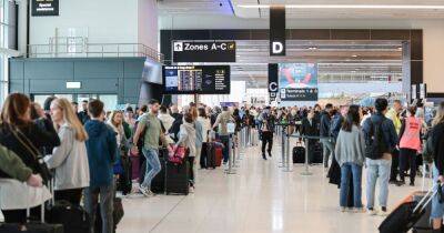 Manchester Airport passengers in tears as half-term holidaymakers battle three-hour queues