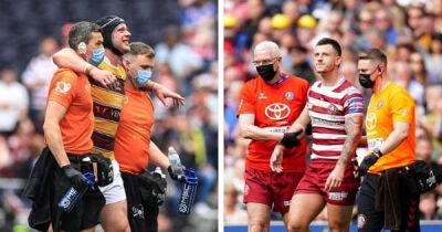 Casualty Ward: Chris Hill and Cade Cust injured in Challenge Cup final