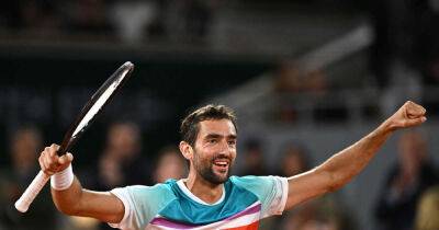 Tennis-Cilic downs Russian second seed Medvedev to set up Rublev clash