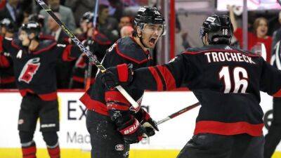 Hurricanes F Jarvis (UBI) will not return in Game 7