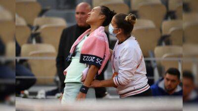 "Wish I Can Be A Man," Says China's Zheng Qinwen As Stomach Cramps End French Open Bid