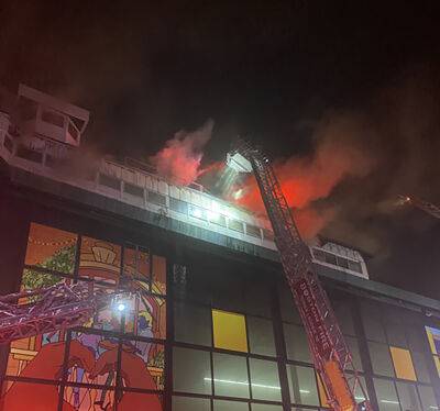 Boston racetrack fire: Suffolk Downs erupts into flames, firefighters act swiftly to save historic building - foxnews.com -  Boston - county Day
