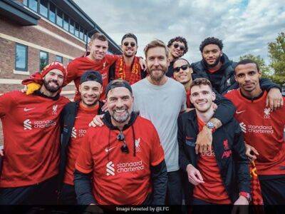 Watch: "Have Heard About You", Video Of Liverpool Manager Jurgen Klopp Meeting DJ Calvin Harris Goes Viral
