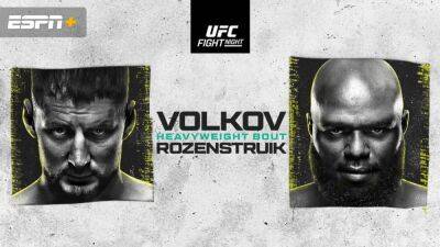Alexander Volkov - UFC Fight Night UK Start Time: Saturday 4th June 2022 - givemesport.com - Britain - Usa - Israel