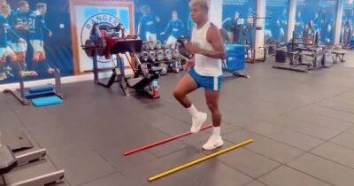 Alfredo Morelos steps up Rangers injury recovery as striker ditches downtime for the gym