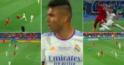 Casemiro's highlights from Real Madrid 1-0 Liverpool are absolutely immense