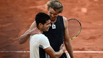 French Open - 'I hope I can win it before he starts beating us all!' - Alex Zverev reveals chat with Carlos Alcaraz