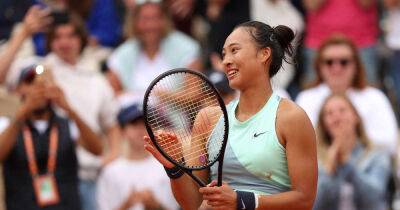 Fans support Qinwen Zheng after she opens up about menstrual cramps during French Open match