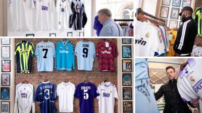 El templo de las camisetas se tiñe de blanco: "¡Mira, una de Raúl!" - en.as.com - Madrid