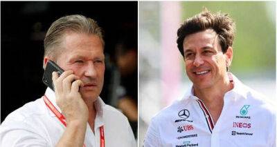 Max Verstappen's dad has first face-to-face encounter with Toto Wolff after brutal comment