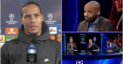 Virgil van Dijk: Thierry Henry's response to Liverpool man calling him out after Villarreal win
