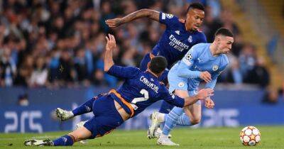 Carlo Ancelotti - Karim Benzema - David Alaba - John Stones - How to watch Real Madrid vs Man City - TV channel, kick-off time, live stream and lineups - manchestereveningnews.co.uk - Manchester - Portugal - Austria -  For -  Man