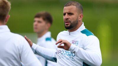 Kyle Walker trains with Manchester City for crunch Real Madrid clash - in pictures