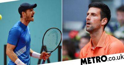 ‘I’ve got a metal hip!’- Andy Murray says he has ‘no chance’ of beating Novak Djokovic at Madrid Open
