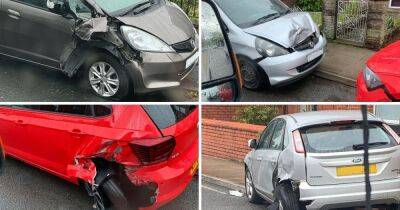 Cars wrecked after 'stolen' tractor rampage leaves trail of destruction - manchestereveningnews.co.uk - Manchester