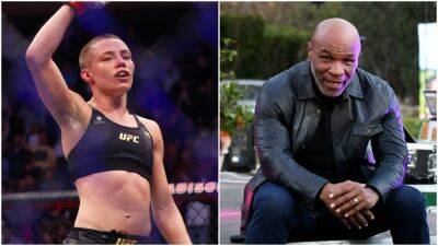 Mike Tyson - Joanna Jedrzejczyk - UFC 274: Rose Namajunas reflects on 'surreal' praise from Mike Tyson - givemesport.com -  Phoenix